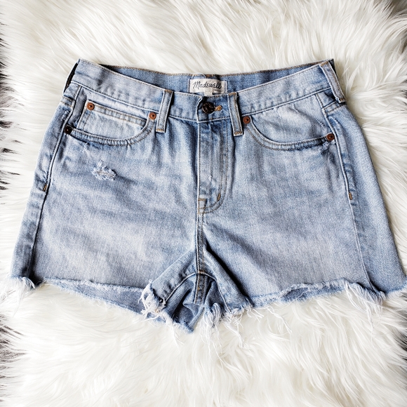 Madewell Pants - | Madewell | Light Wash Boy Shorts